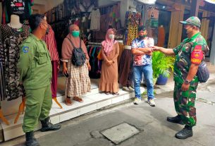 Serka Sugiyanto Aktif Berikan Sosialisasi Prokes di Wilayah Binaan