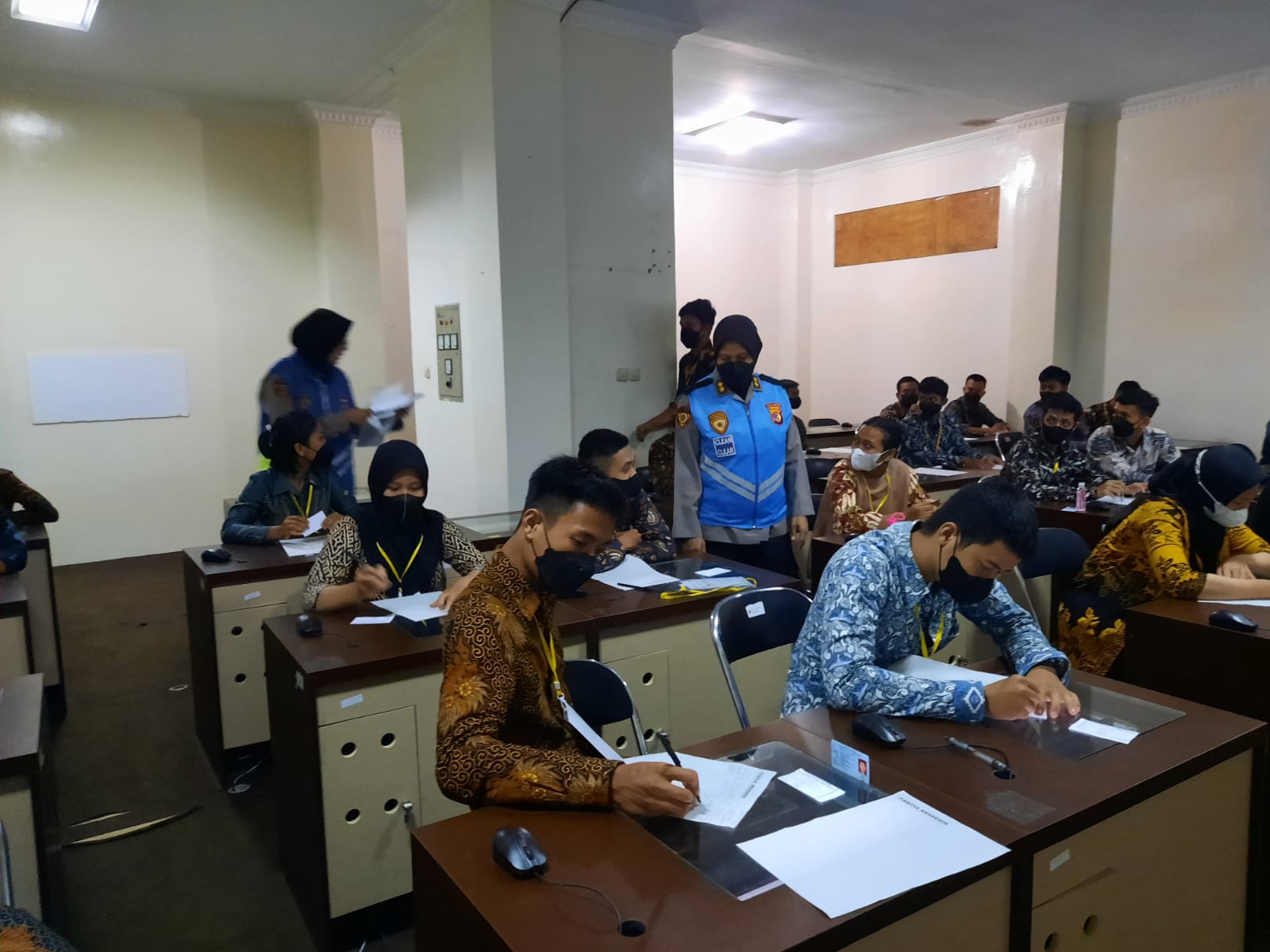 Sinergi, Polda Lampung Gelar Tes Uji Akademik Bintara di IIB Darmajaya