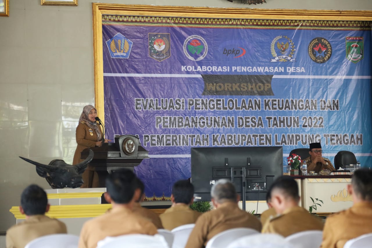Wagub Chusnunia Ajak para Kepala Kampung di Lampung Tengah Jadikan 2022 sebagai Tahun Kebangkitan Pembangunan Pasca Pandemi Covid-19