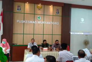 Wakili Danramil, Pelda Rahmat Hadiri Lokmin Linsek Tri Bulanan Puskesmas Wuryantoro