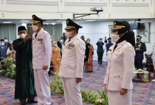 Gubernur Lampung Lantik Tiga Penjabat Bupati untuk Kabupaten Pringsewu, Mesuji dan Tulang Bawang Barat