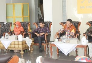 Audiensi Bersama Gubernur Lampung, Anggota KPU Provinsi Lampung Sampaikan Tahapan Pemilu Serentak 2024