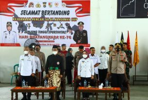 Buka Ajang Kejuaraan Pencak Silat Peringatan HUT Bhayangkara ke 76, AKBP Sunhot : Junjung Sportivitas, Kuatkan Persaudaraan.