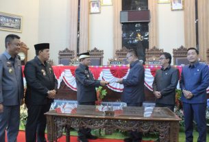 Bupati Lamtim Hadiri Rapat Paripurna DPRD Dalam Giat LPPA