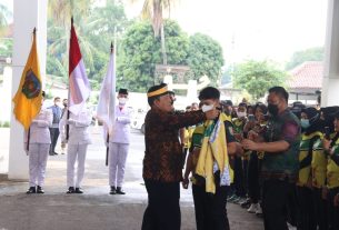 Gubernur Arinal Djunaidi Melepas Kontingen Provinsi Lampung Mengikuti Festival Olahraga Rekreasi Nasional VI