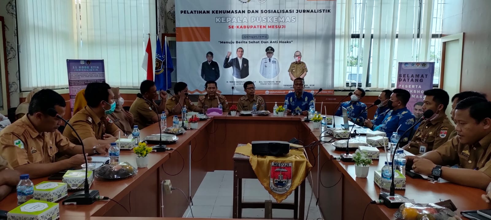Ketua PWI Lampung: Kepala Puskesmas Jadi Ujung Tombak Mendongkrak Nilai IPM Mesuji