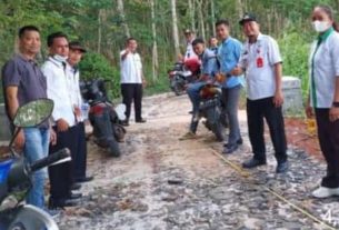 Memaksimalkan Anggaran DD Amrizal, Bangunan Jalan Onderlagh