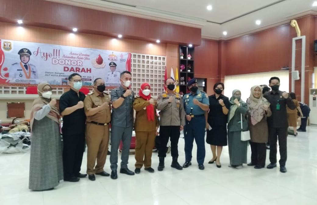 Meriahkan HUT Ke-340, Pemkot Bandar Lampung adakan Donor Darah