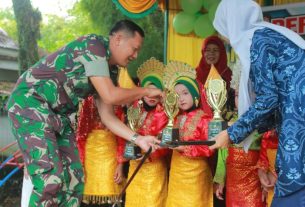 Pelepasan Dan Perpisahan Anak Didik TK Kartika XlV-13 Kodim 0105/Abar