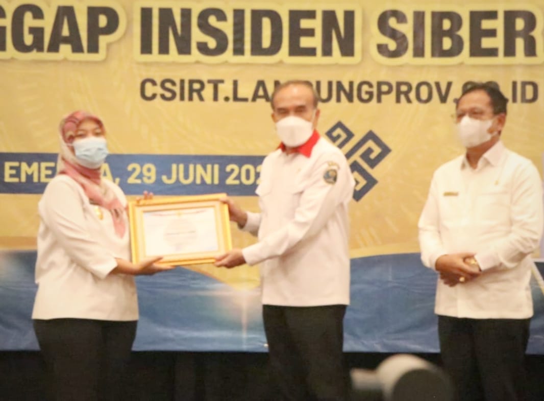 Pemprov Lampung Launching Tim Tanggap Insiden Siber Provinsi Lampung