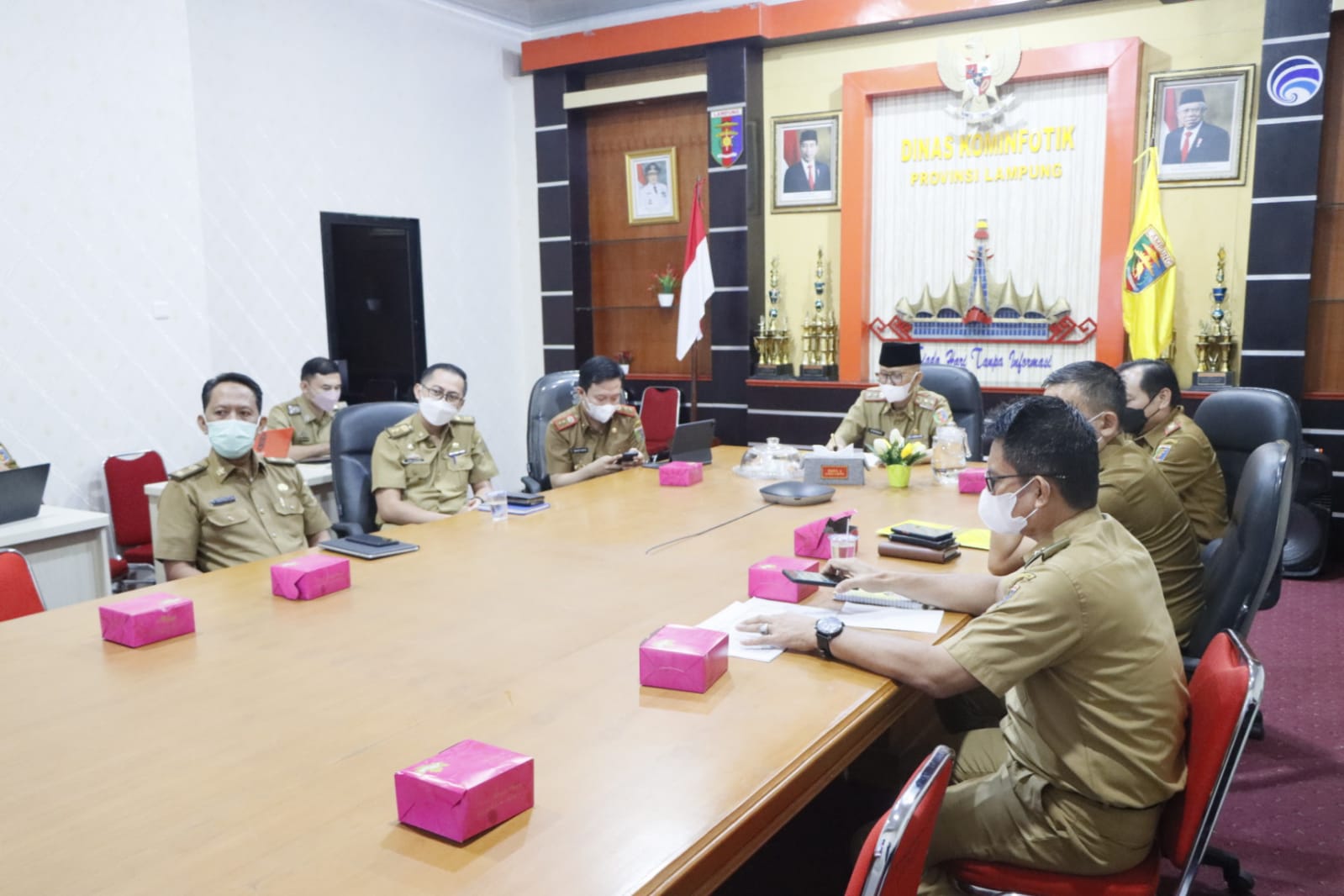 Pemprov Lampung Mengikuti Rapat Koordinasi Percepatan Realisasi APBD Tahun 2022