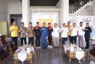 Pemprov Lampung Terima Kunjungan Dua Atlet Berprestasi Harumkan Lampung, Sumbangkan Medali Bagi Indonesia