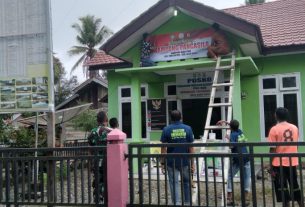 Pencanangan Kampung Pancasila Desa Baro Paya, TNI Ajak Warga Gotong Royong Bersama - sama