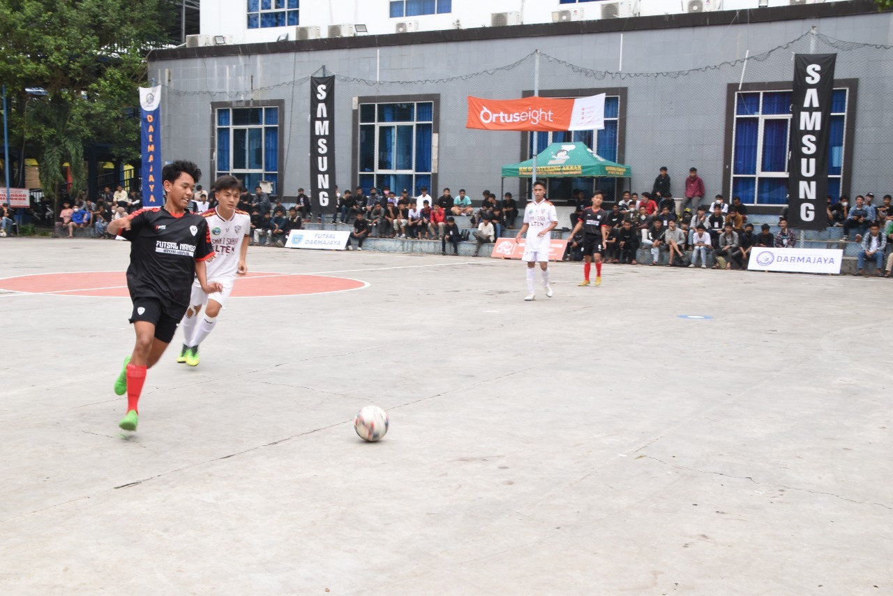 Perebutan Gengsi Sekolah Terbaik, 61 Tim Beradu dalam Darmajaya Student Futsal Tournament 2022