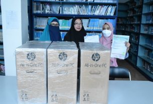 Perpustakaan IIB Darmajaya Terima 3 Unit Komputer Bantuan dari Perpusnas