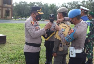 Polres Tubaba Gelar Pasukan Ops Patuh Krakatau 2022.