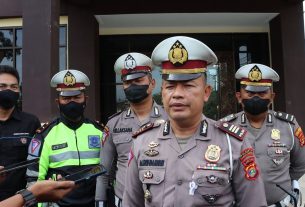 Sat Lantas Polresta Bandar Lampung Amankan Pelaku Pembawa Senpi Rakitan
