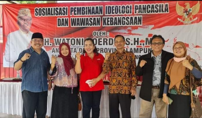 Anggota DPRD Lampung Watoni Sosialisasi PIP di Pekon Totokarto