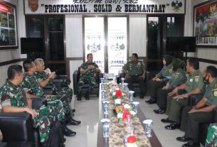 Tim Post Audit Kodam II/Sriwijaya Laksanakan Wasrik Di Kodim 0410/KBL