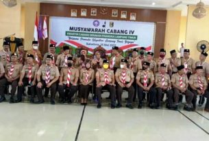 Wakil Bupati Lamtim Azwar Hadi Buka Muscab IV Kwartir Lampung Timur