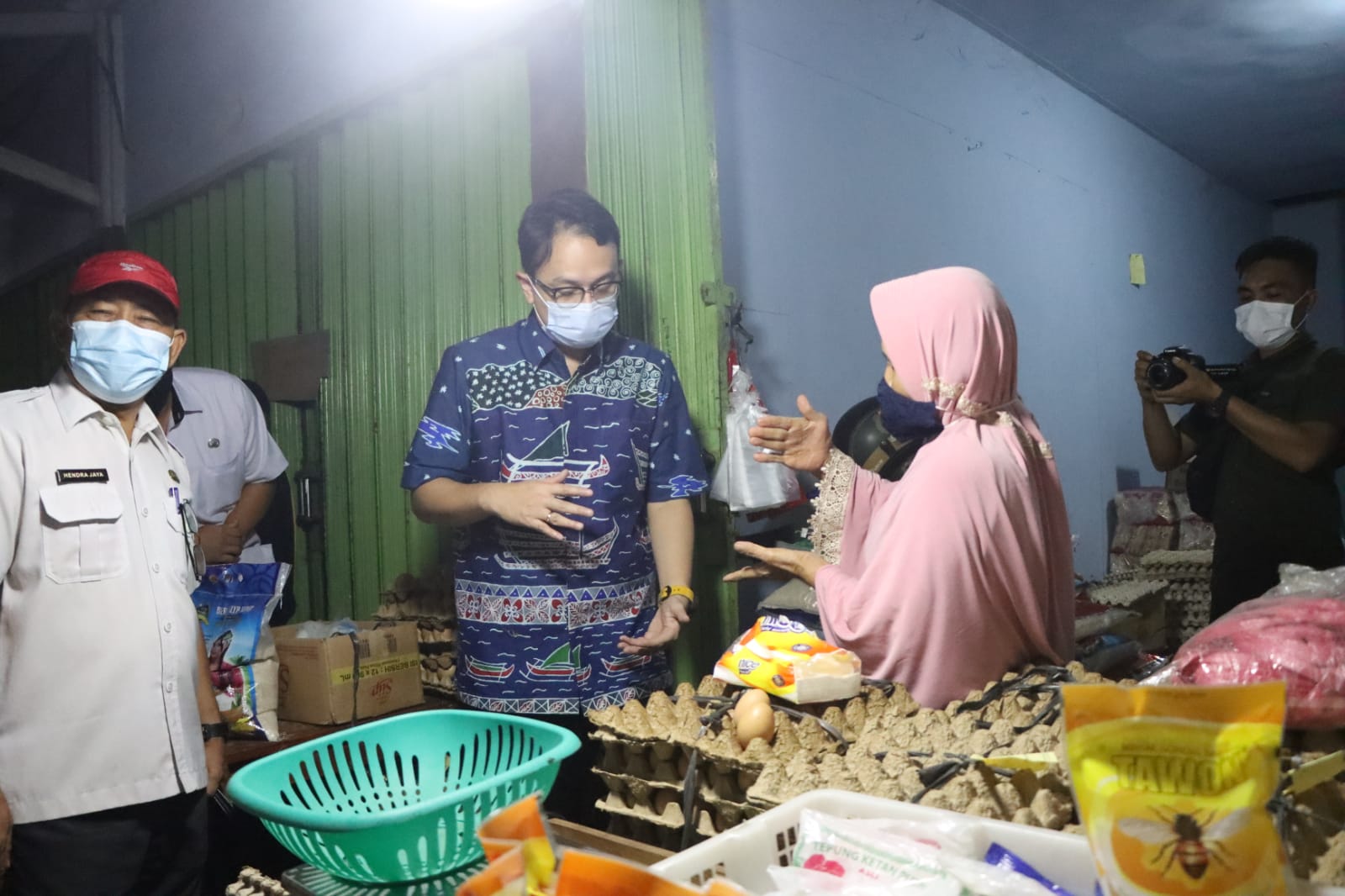 Wakil Menteri Perdagangan RI Tinjau Pasar Jatimulyo Lampung Selatan