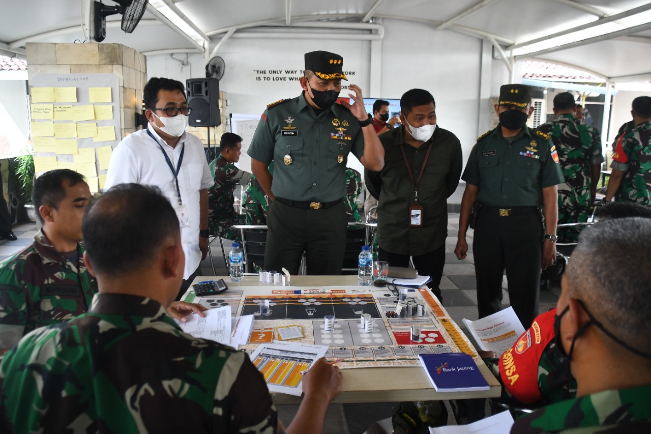 Danrem 074/Warastratama Launching Pelatihan UMKM Digital Kepada Babinsa