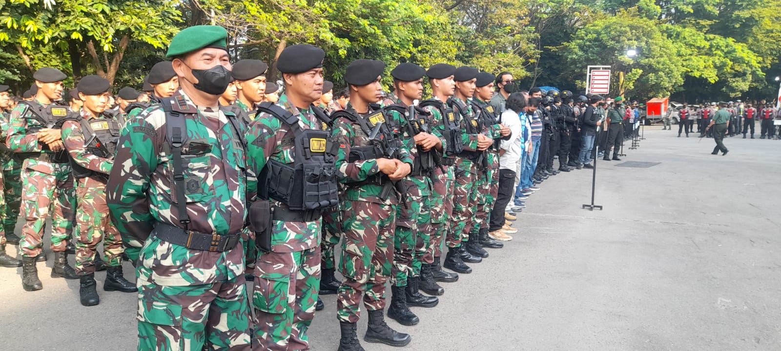 Amankan Kunker Wapres RI di Solo, Prajurit Kodim 0735/Surakarta Ikuti Apel Gelar Pasukan