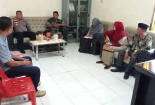 Danramil 08/Arongan Ajak Tiga Pilar Menjadi Garda Terdepan Ciptakan Kamtibmas Dan Serap Aspirasi Masyarakat