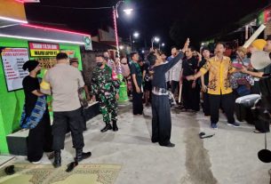 Danramil Ngrampal Hadiri Penilaian Lomba Pos Satkamling Tingkat Polda Jateng