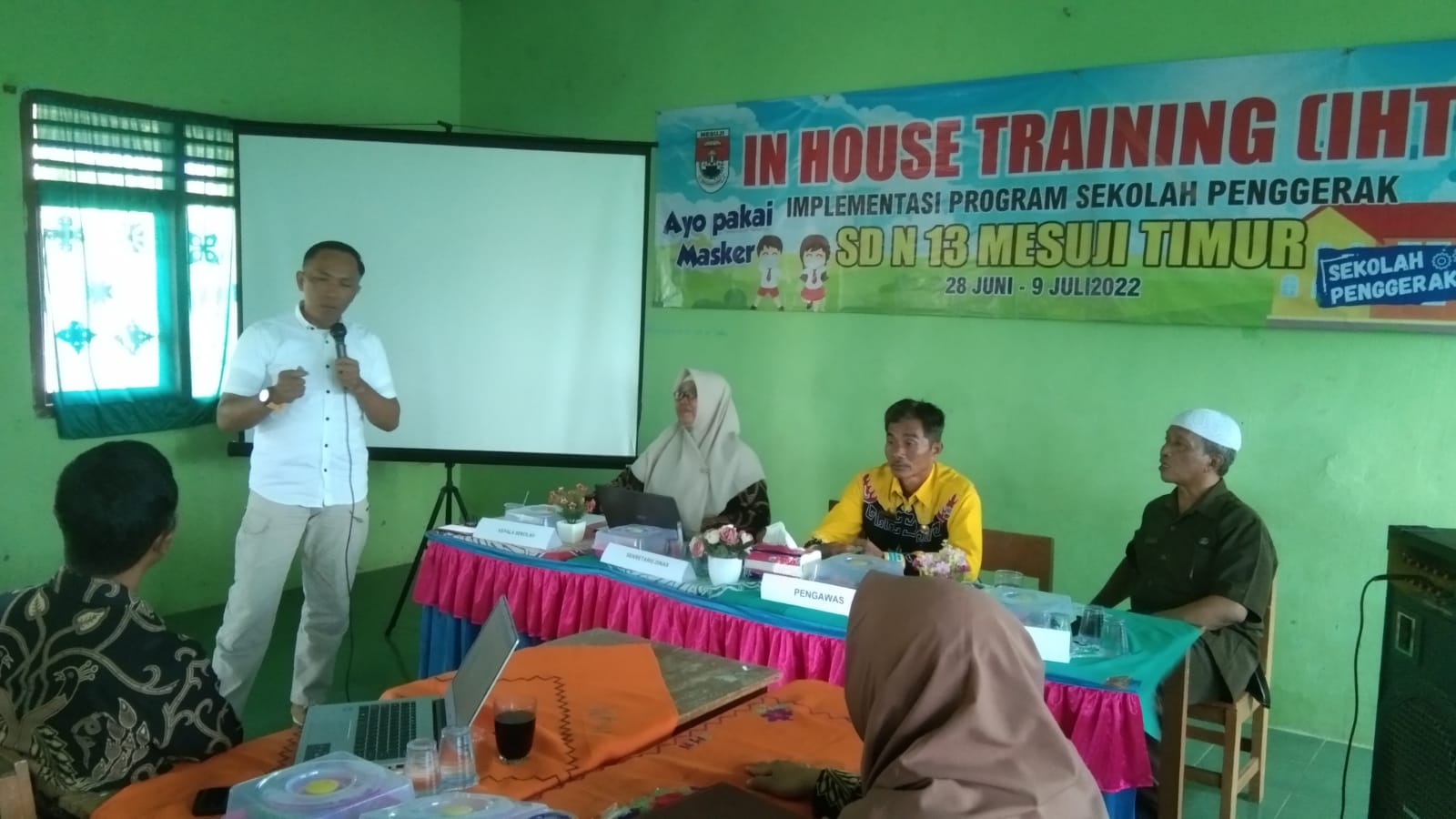 Agung Subandara Menutup Kegiatan In House Training