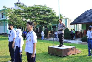 Kapolres Lampura pimpin upacara sekaligus buka MPLS SMA-SMK