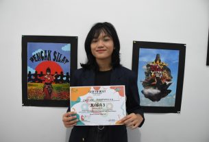 Mahasiswa DKV IIB Darmajaya ini Juara Lomba Komik Ohayo Drawing School