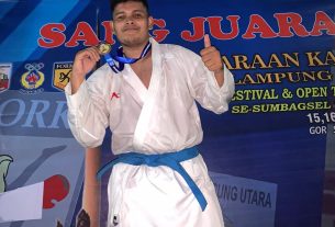 Mahasiswa Darmajaya Juara Karate Se-Sumbagsel di Lampung Utara