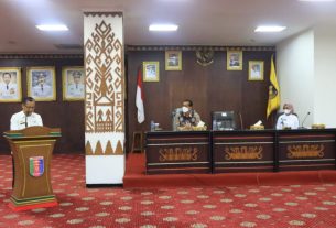 Pemprov Lampung Menggelar Supervisi Penyusunan Peraturan dan Monitoring Evaluasi