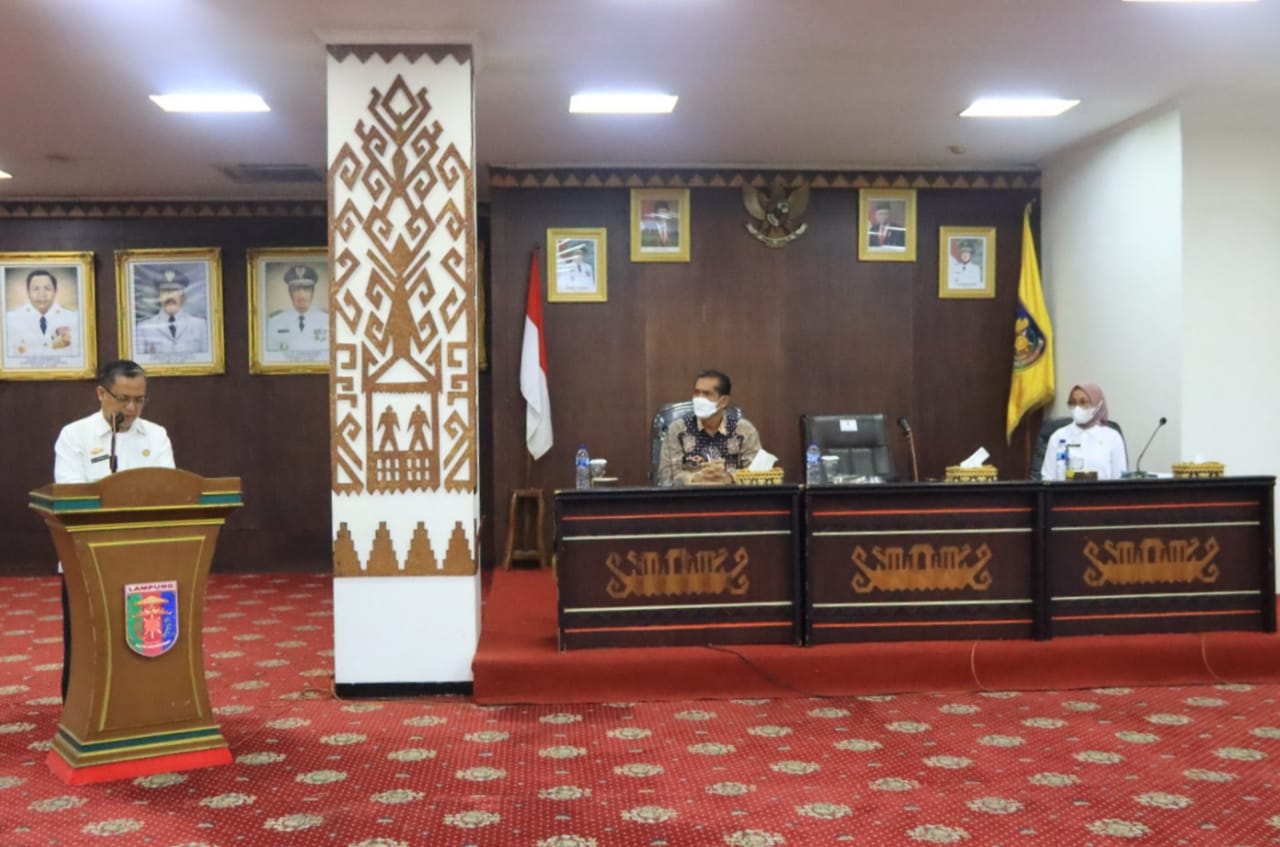 Pemprov Lampung Menggelar Supervisi Penyusunan Peraturan dan Monitoring Evaluasi