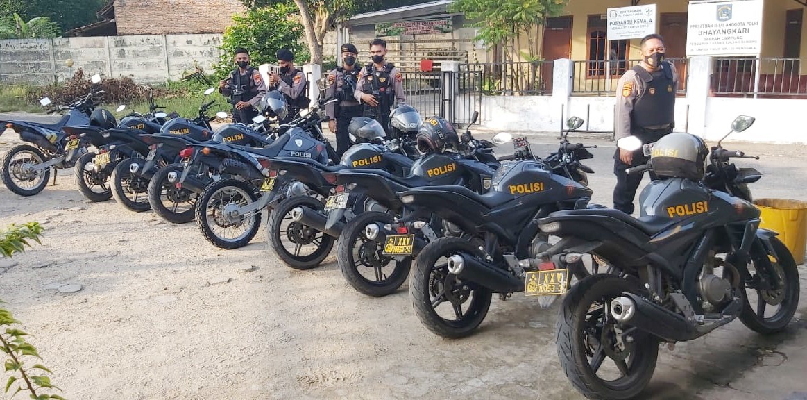 Pesan Kasat Samapta Polres Tulang Bawang Saat Pimpin Apel Ranmor Dinas