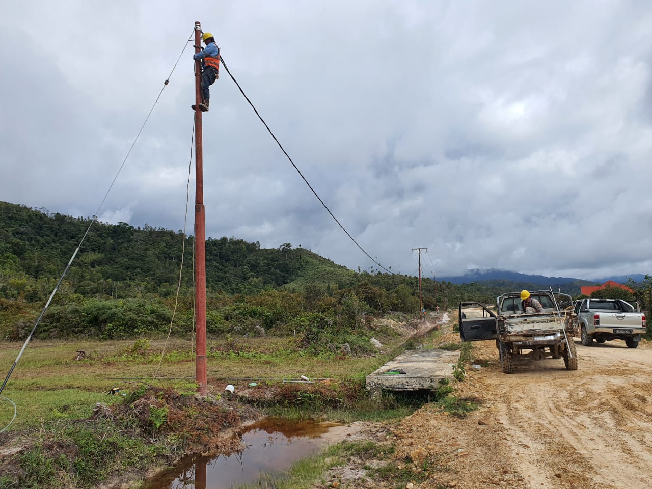 Pos Lintas Batas Negara Kaltara Terang, Komitmen PLN Listriki Penjuru Negeri