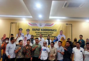 Rakor SLRT dan Puskesos Dinsos Lampung Guna Percepatan dan Ketepatan Pelayanan