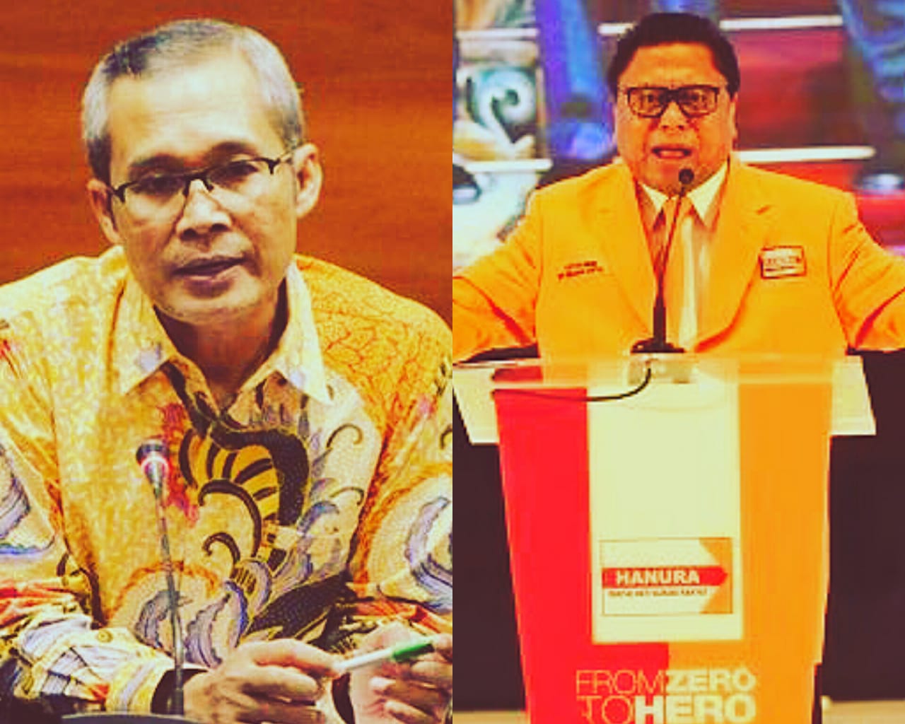 Surprise OSO & DPP Hanura 'Kuning Kunyit-kan' Gedung Pusat Edukasi Antikorupsi KPK