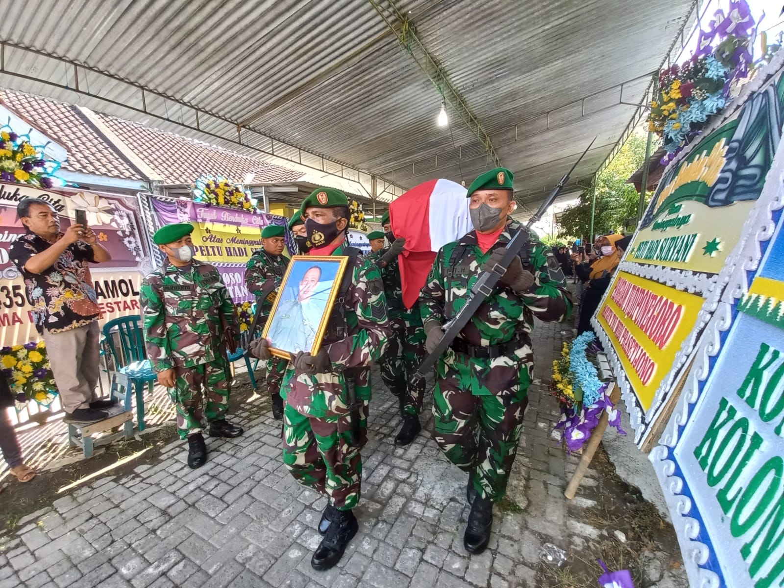 Usai Sudah Tunai Bhakti Bagi Negeri, Dandim Boyolali Pimpin Upacara Pemakaman Militer