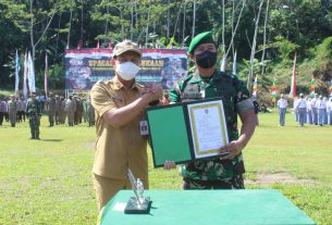 Kodim 0703 Cilacap Gelar Upacara Pembukaan TMMD Sengkuyung Tahap II Tahun 2022