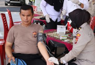 250 Personel Polresta Bandar Lampung Divaksin Booster Dosis Kedua