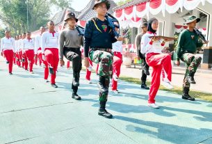 Anggota Paskibra Kabupaten Bojonegoro Intens Lakukan Latihan