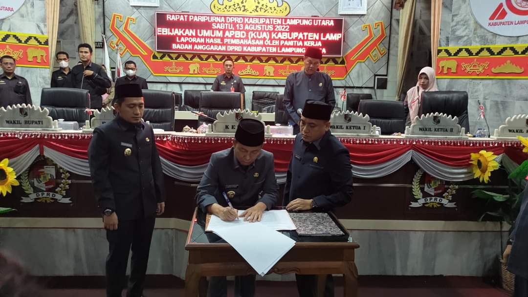 DPRD Lampura gelar Paripurna Pembahasan KUA-PPAS