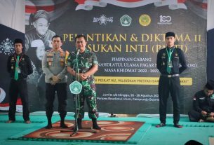 Dandim Bojonegoro hadiri Pelantikan Pimpinan Cabang PSNU Pagar Nusa dan pembukaan DIKTAMA PASTI