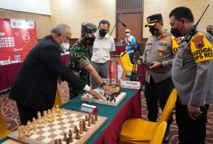 Dandim dan Kapolres Sukoharjo Tinjau Pertandingan Catur Asean Para Games.