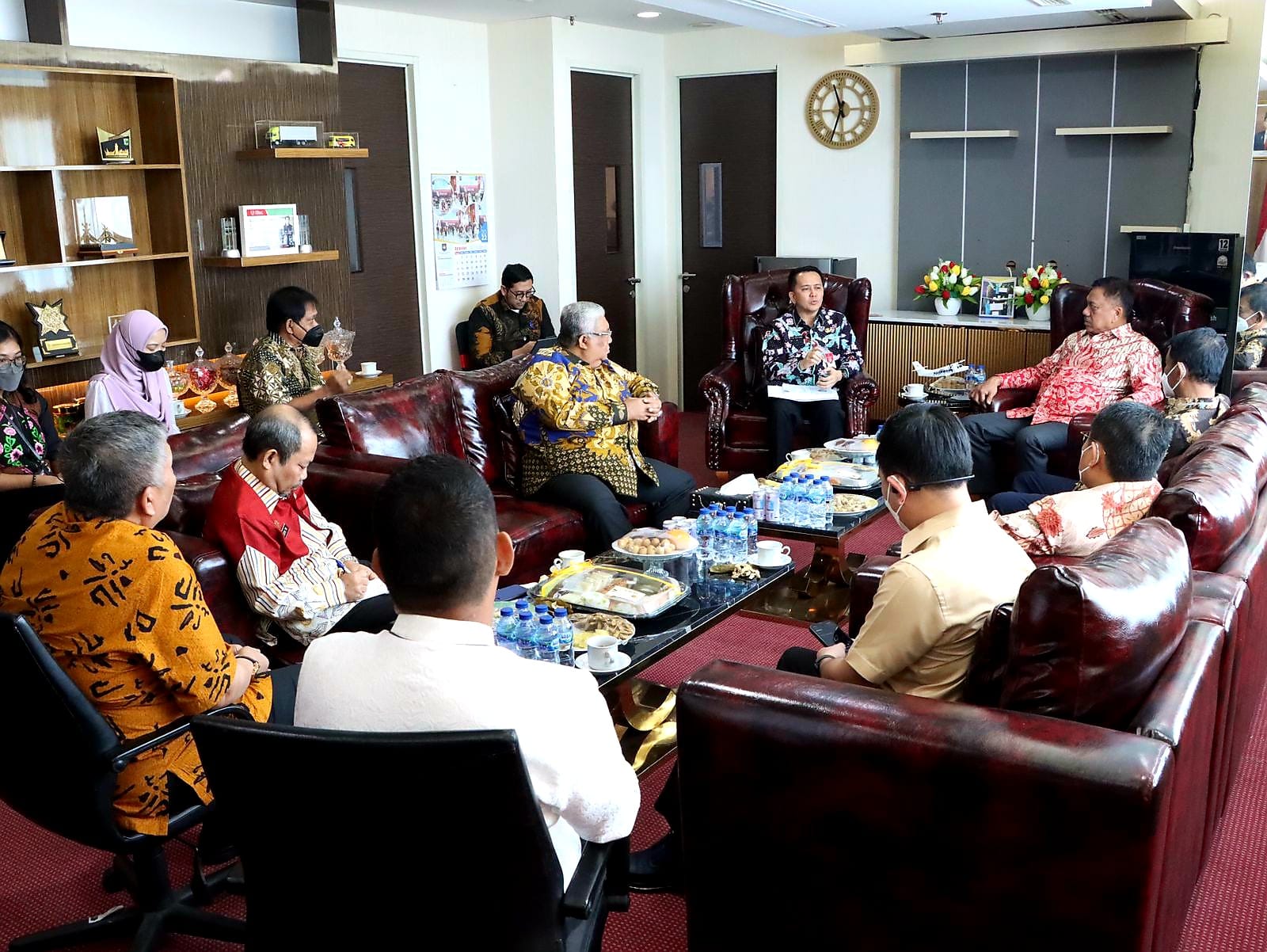 Dirjen Bina Keuangan Daerah Agus Fatoni, Terima Audensi Gubernur Se-Sulawesi