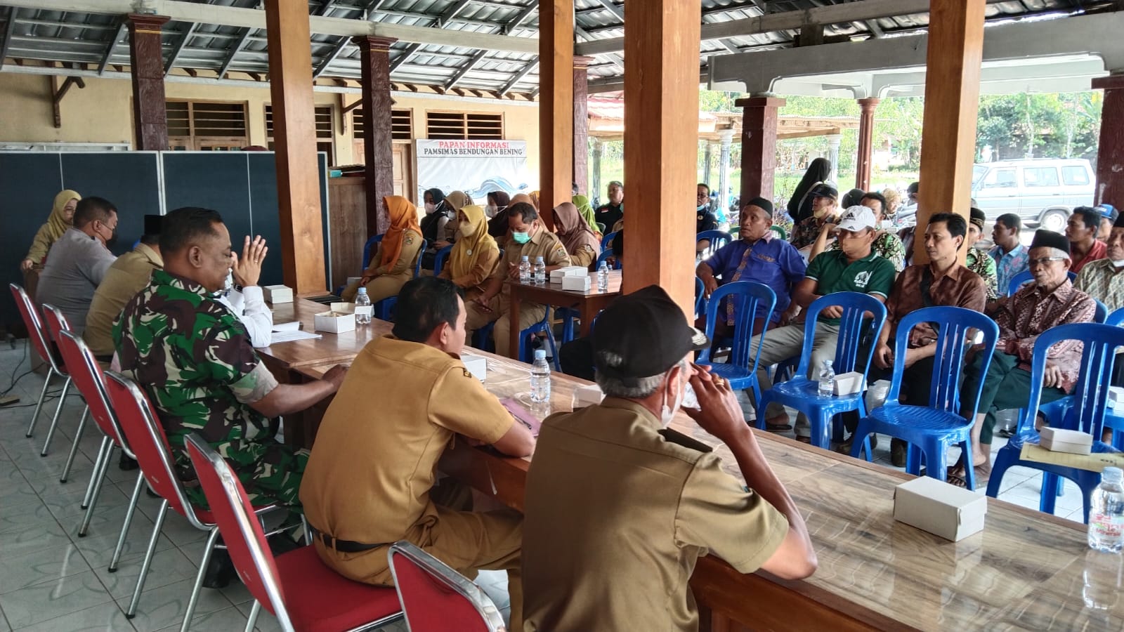 Dukung Pembangunan Desa, Babinsa Koramil Simo Hadiri Musrenbangdes