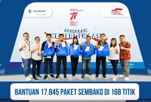 Semarak HUT RI ke-77, FIFGROUP Tebar 17.845 Paket Sembako Nusantara 2022 di 168 Titik