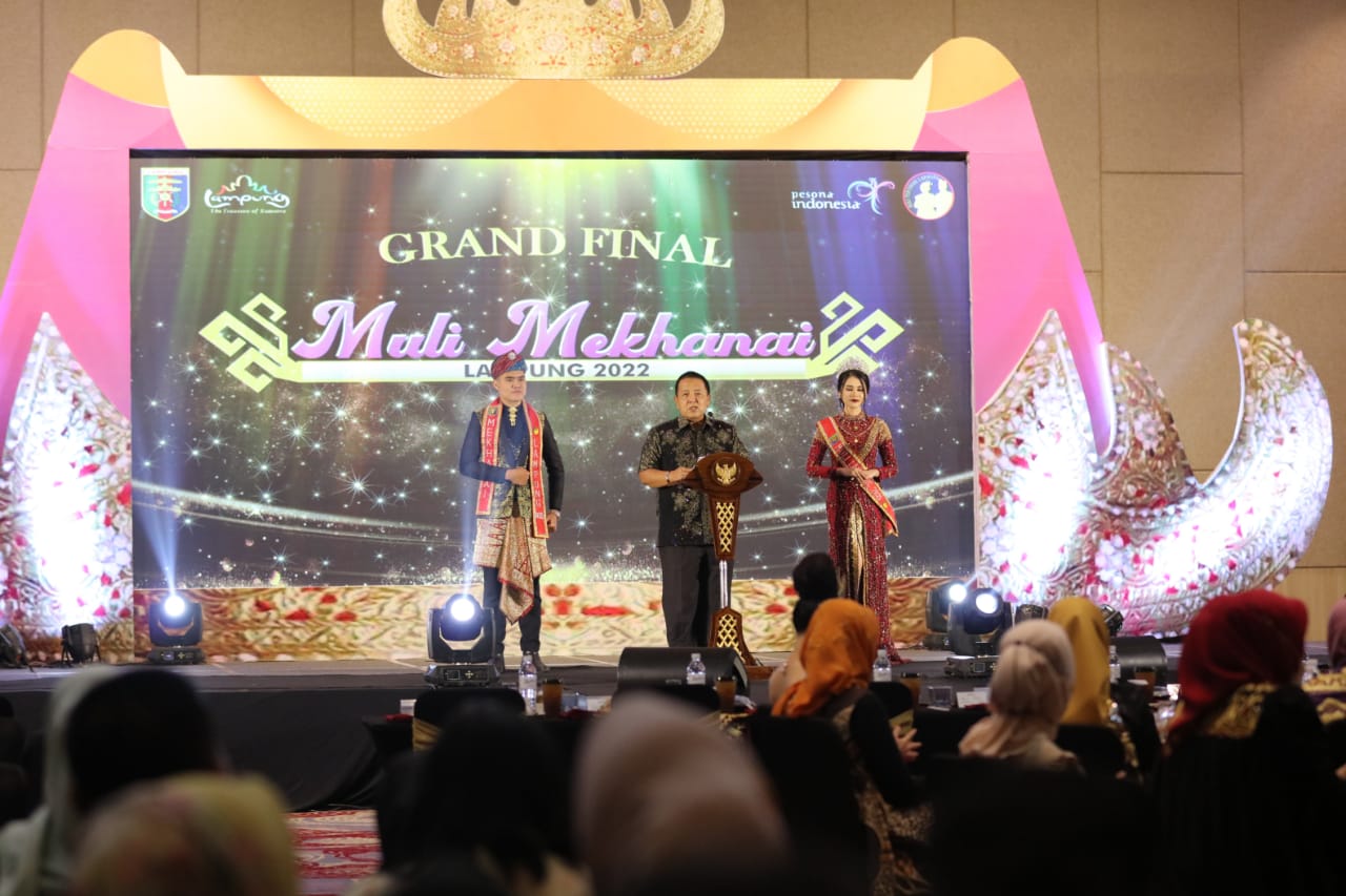 Grand Final Muli Mekhanai Lampung 2022, Gubernur Arinal Minta Sang Juara Jadi Duta Pariwisata